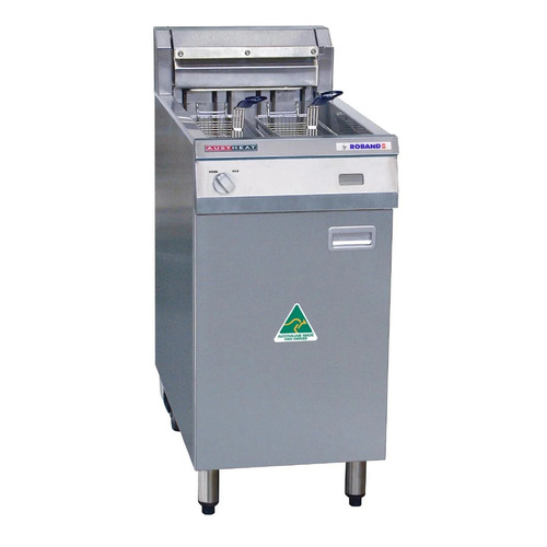 Austheat AF812R Freestanding Electric Rapid Recovery Fryer With Two Baskets