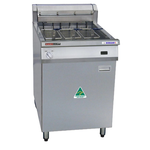 Austheat AF813R Freestanding Electric Rapid Recovery Fryer With Three Baskets