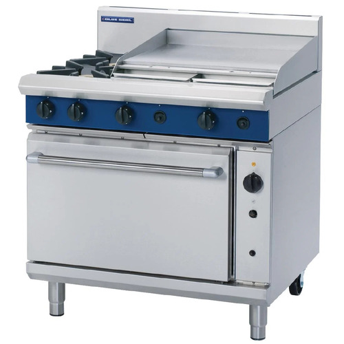 Blue Seal by Moffat 900mm Convection Oven Range with 2 Burners and Griddle Natural Gas G56B