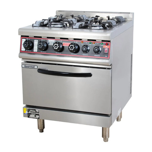 Goldstein 4 Burner Gas Range with Gas Fan Forced Oven School NT
